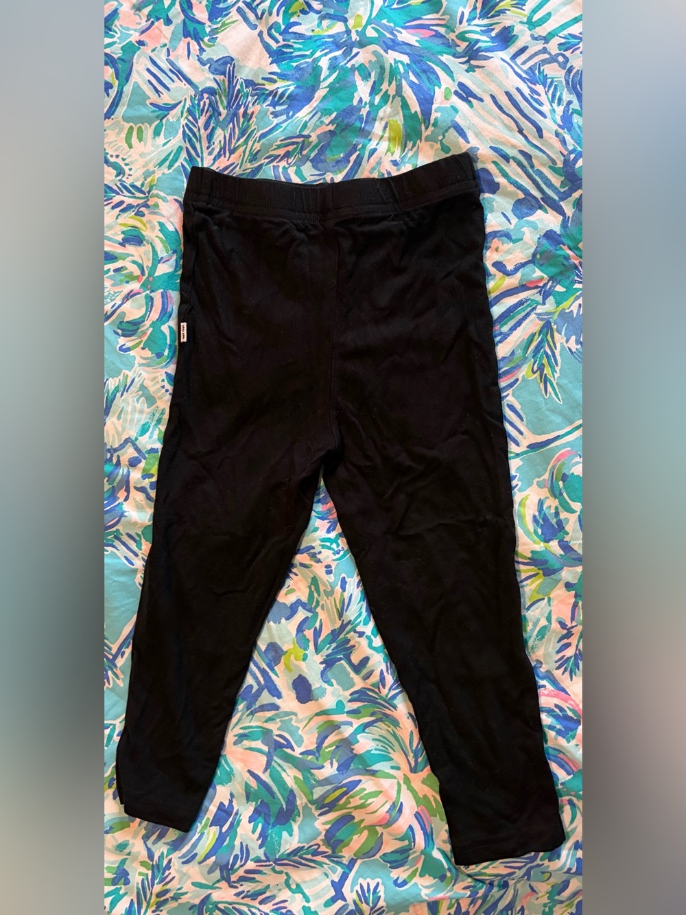 Little sleepies black bamboo leggings